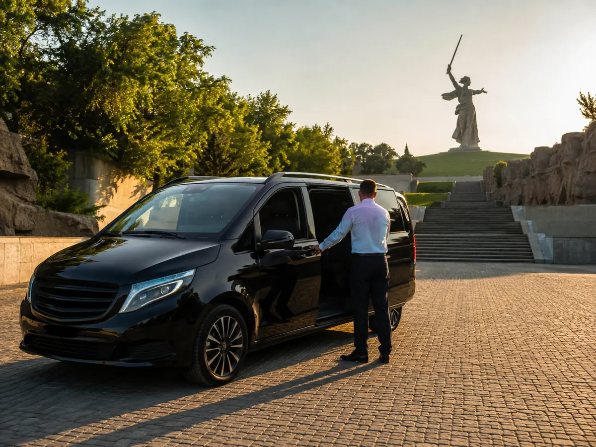 Комфортный автомобиль у Мамаева кургана